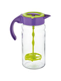 GLASS SPIRO 1400 ml DECORATED MIXING PITCHER/JUG