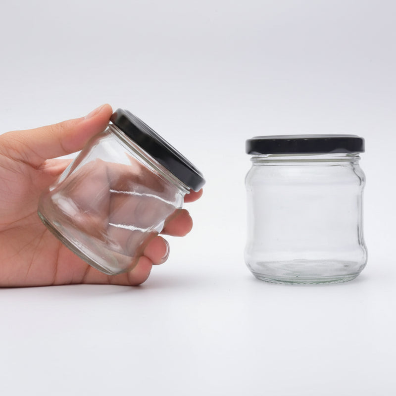 170ml Glass Jar Round