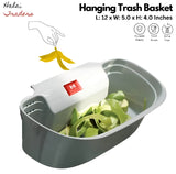 Hanging Plastic Trash Basket 30 x 14 x 10 cm