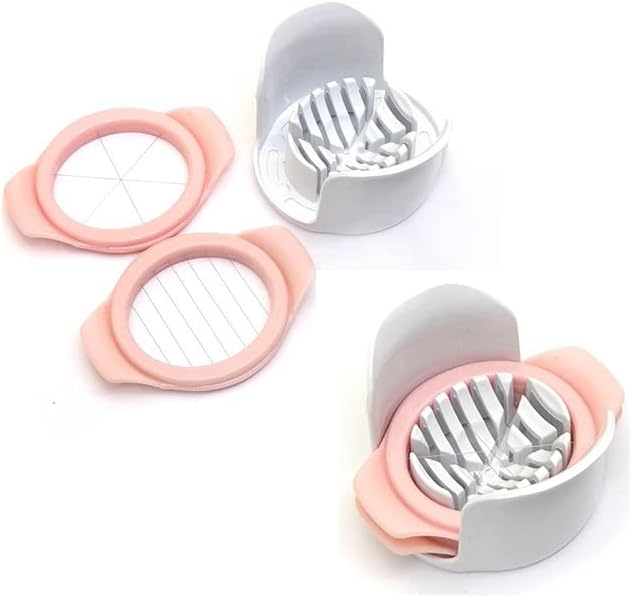 Egg & Fruit Slicer Multifunctional Stainless Steel Slicer for Even Slices of Eggs & Vegetables