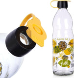 Glass Bottle 1000ml Lemonade Design