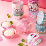 Paper Cake Cups  Baking Muffin Paper Cups, for Spring Birthday Easter Holiday and Party Decorations