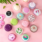 Paper Cake Small Cups  Baking Muffin Paper Cups, for Spring Birthday Easter Holiday and Party Decorations