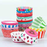 Paper Cake Small Cups  Baking Muffin Paper Cups, for Spring Birthday Easter Holiday and Party Decorations