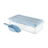 PLASTIC  TROPICAL ICECUBE MAKER WITH SPOON AND CONTAINER