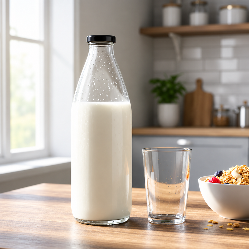 1 Litre Glass bottles With Screw Caps