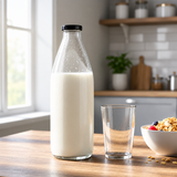 1 Litre Glass bottles With Screw Caps