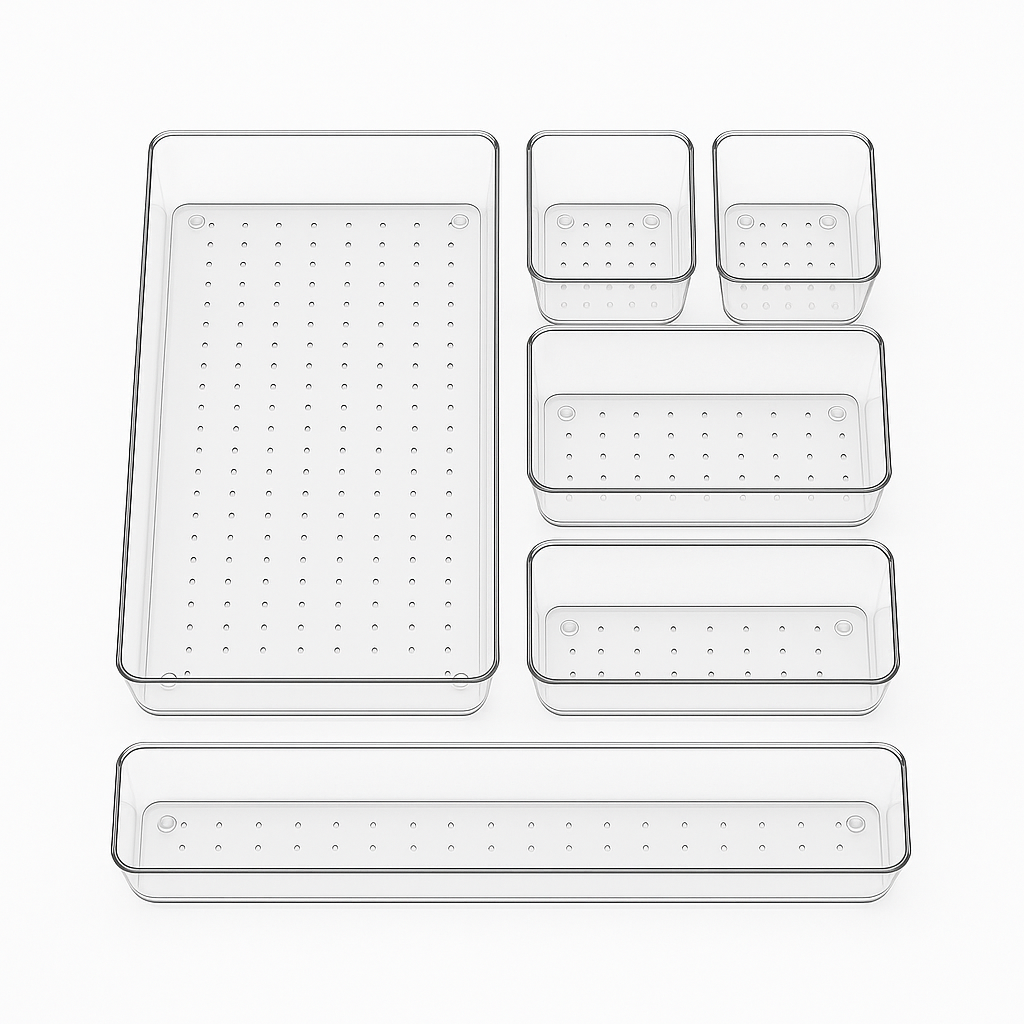 Multipurpose Drawer Acrylic Organizer Set