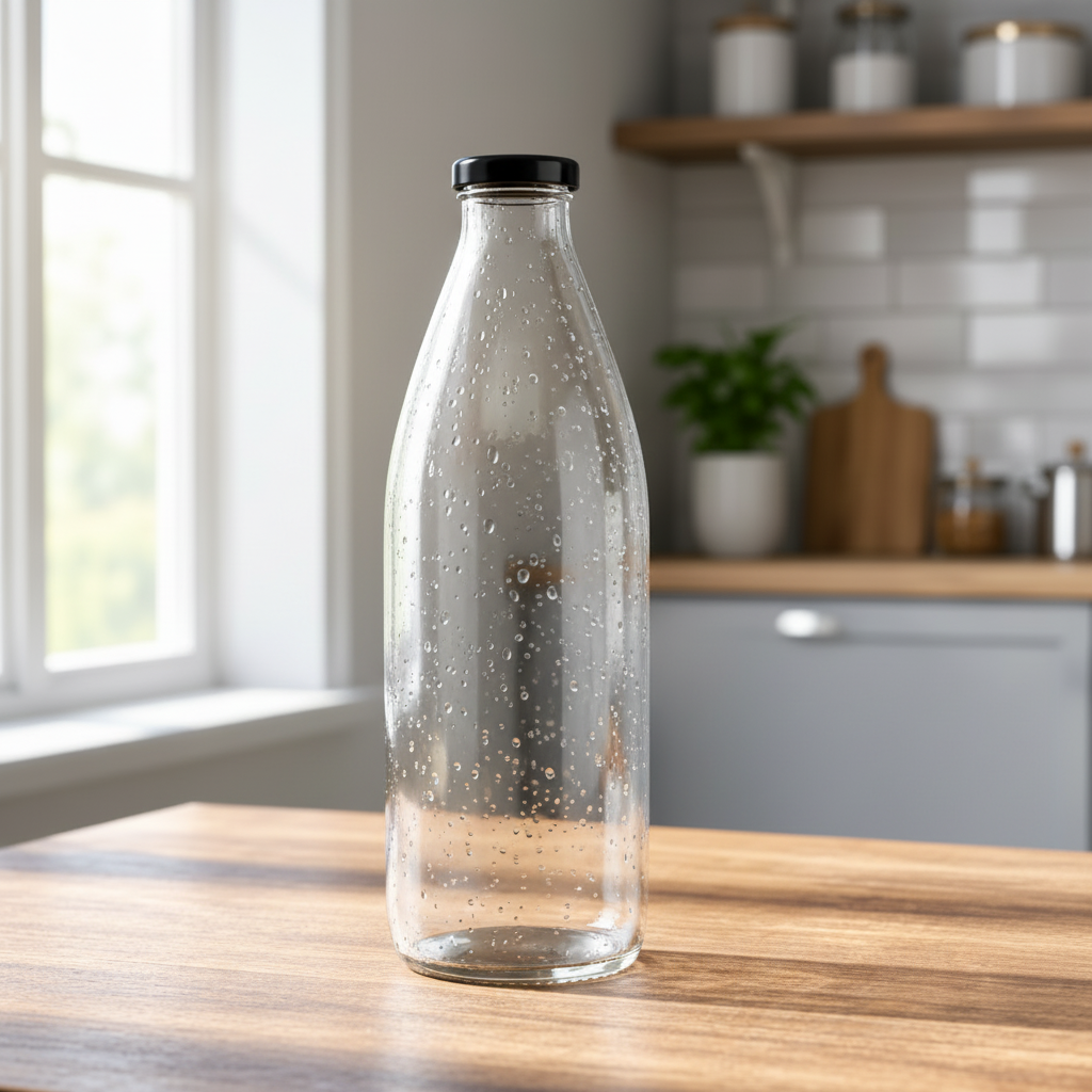 1 Litre Glass bottles With Screw Caps