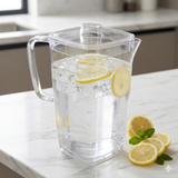 Premium Acrylic Water Jug with Lid – Transparent Serving Pitcher 2.5 Litre