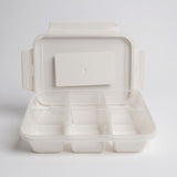 Plastic 6 Compartment Storage Box With Lid