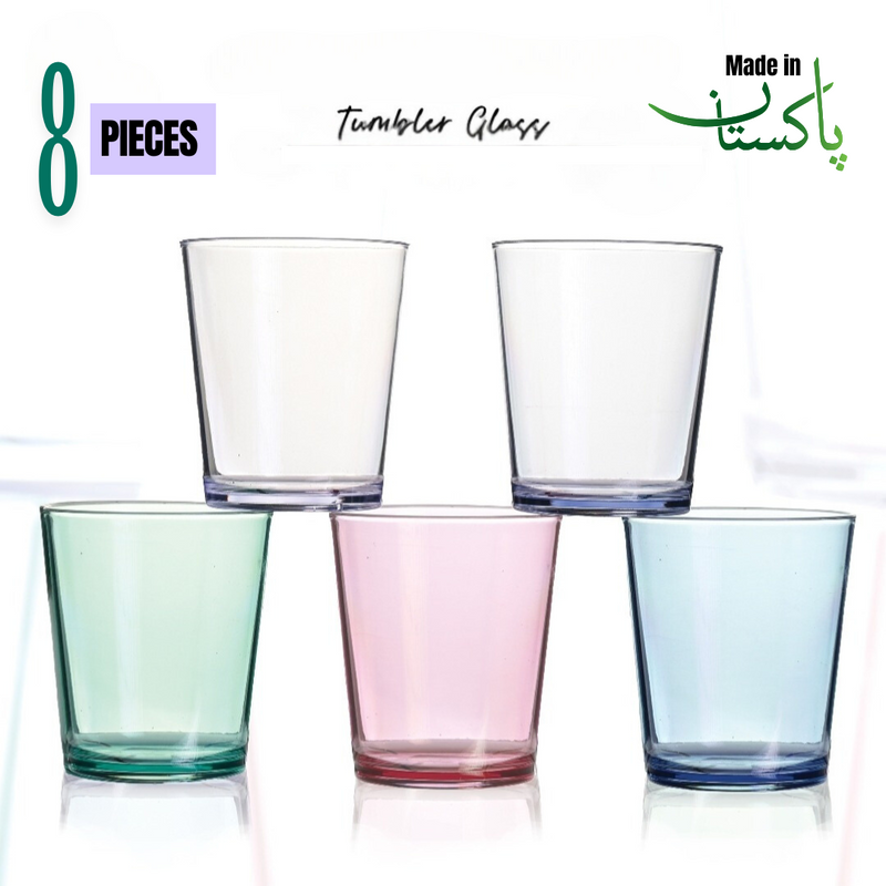 Acrylic Glass for Water, Pack of 8