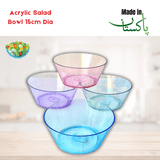 3 Pcs Acrylic Transparent Bowl