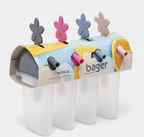 TROPICAL ICE LOLLY MAKER WITH STRAW