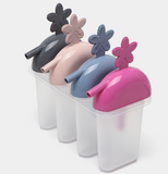 TROPICAL ICE LOLLY MAKER WITH STRAW