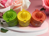 2 Pcs Smile Face Cute  Lemon Juicer and Squeezer 450 ml (L4.5xW3.4xH4.5)