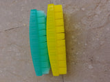 2 Pcs Plastic Cloth Washing Brush  *H 1.5 Inch*L 5 Inch*W 2 Inch*