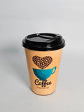 3 Pcs Different Type Stylish Design Coffee Cups (L3.5xW3.5xH5.0)Inches