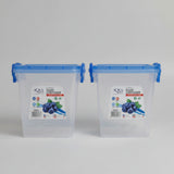 Single 1700ml Plastic Food Storage Container with Clip Lid