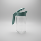 1000cc Premium Glass Pouring Jug with Flip Lid – Made in Turkey
