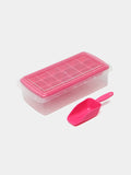 PLASTIC  TROPICAL ICECUBE MAKER WITH SPOON AND CONTAINER