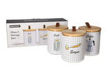 Glass Containers 3 Pieces Set