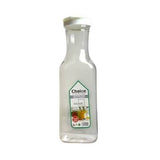 Premium 1.7L Square Plastic Water Bottle with Lid