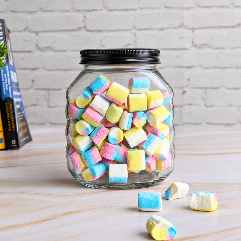 Oval Glass Jar 650ml (Large Size)